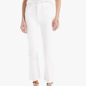 MOTHER DENIM The Hustler Ankle Fray